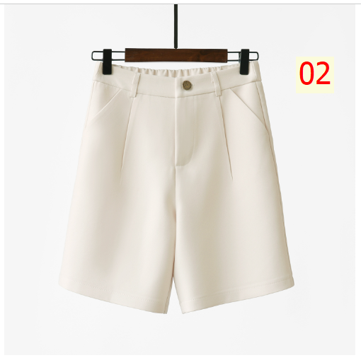 24HH244.12 - QUẦN SHORT VẢI LƯNG CHUN