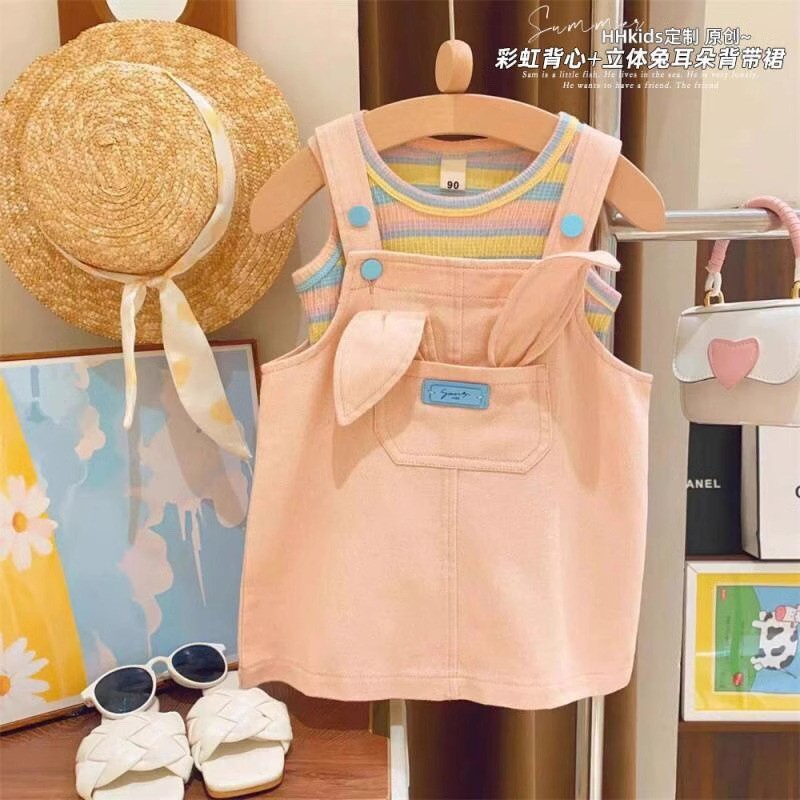 24HA264.12 - SET YẾM TAI THỎ DỄ THƯƠNG BÉ GÁI