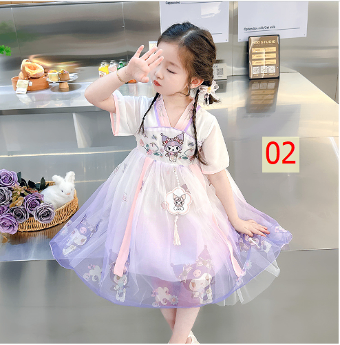 24HH274.07 - VÁY HANBOK KUROMI PHONG CÁCH HQ