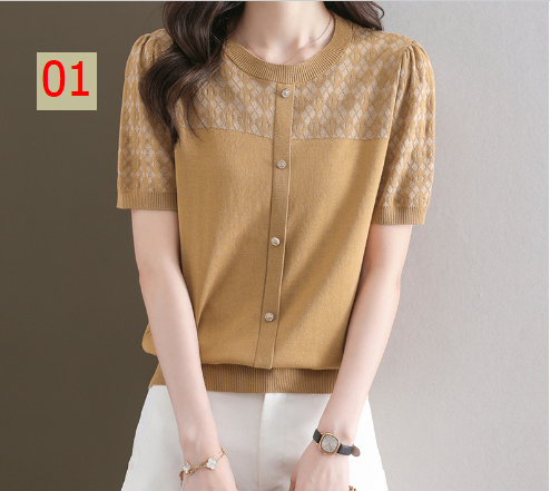 24HH274.11 - ÁO DỆT KIM NỮ 3 MÀU