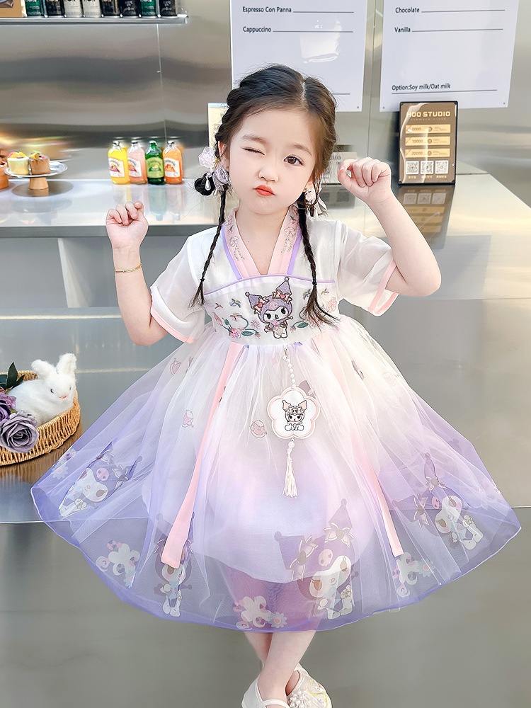 24HH274.07 - VÁY HANBOK KUROMI PHONG CÁCH HQ