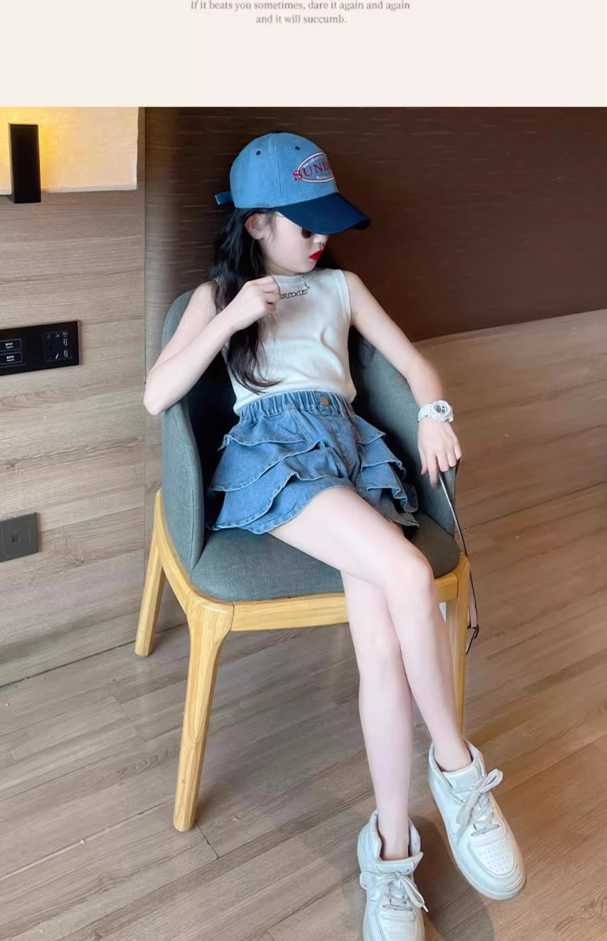 24HH274.01 - QUẦN GIẢ VÁY XẾP BÈO TẦNG