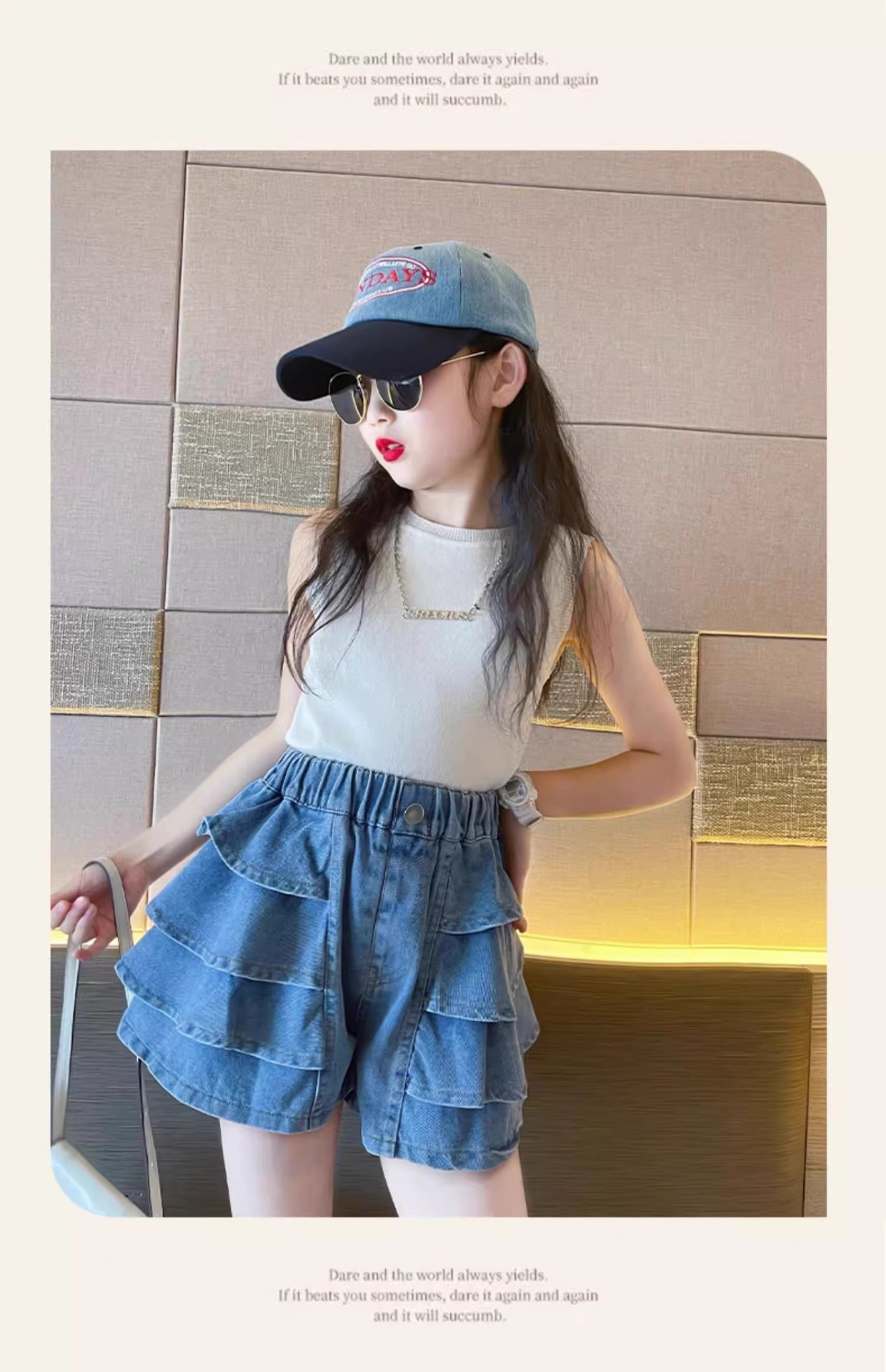 24HH274.01 - QUẦN GIẢ VÁY XẾP BÈO TẦNG