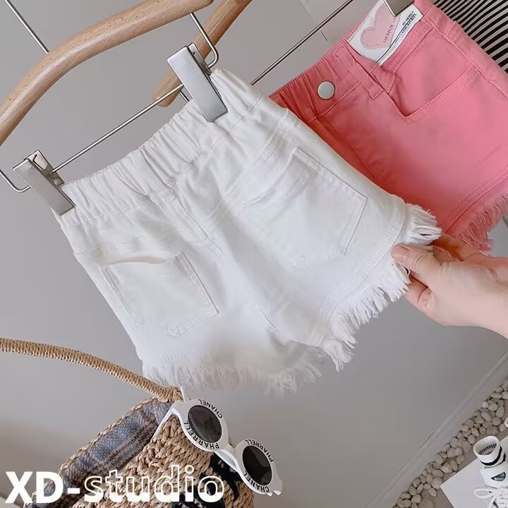 24HH284.02 - QUẦN SHORT BÉ GÁI TUA RUA