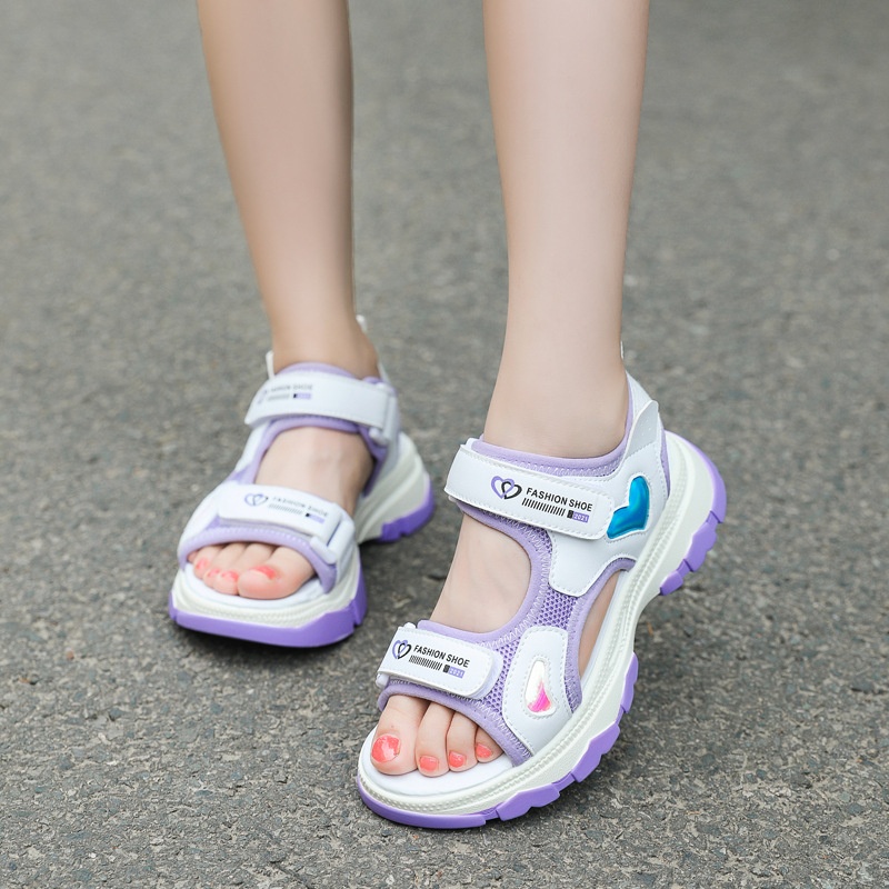 24HA315.06 - SANDAL PHỐI MÀU CHO BÉ GÁI