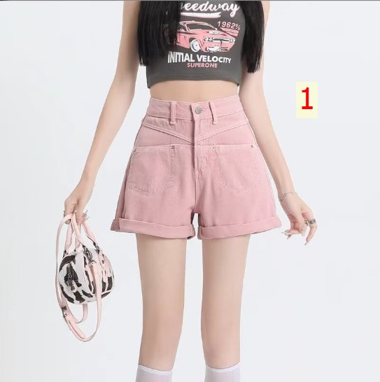 24HH304.08 - QUẦN SHORT NỮ CẠP CAO
