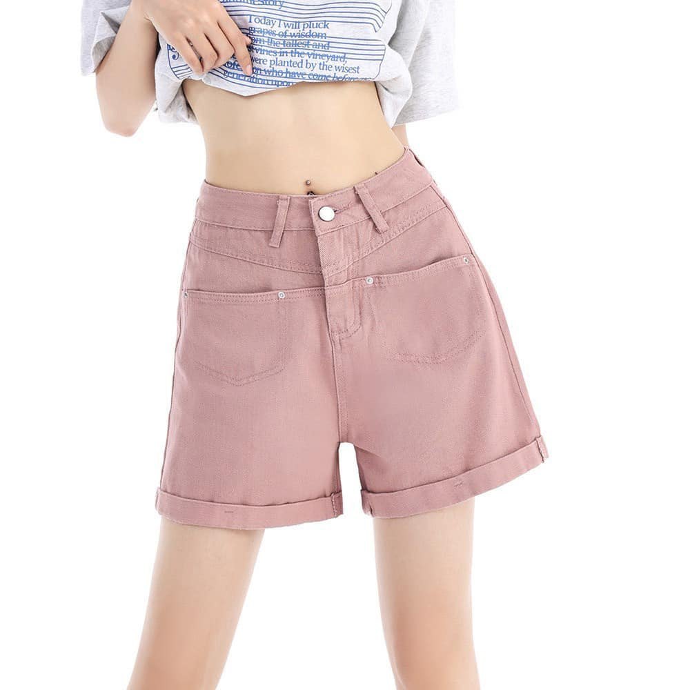 24HH304.08 - QUẦN SHORT NỮ CẠP CAO