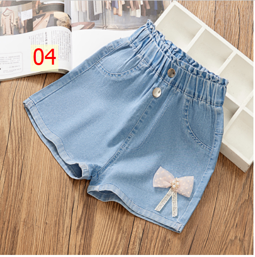 24HH35.01 - QUẦN SHORT CẠP CHUN BÉ GÁI