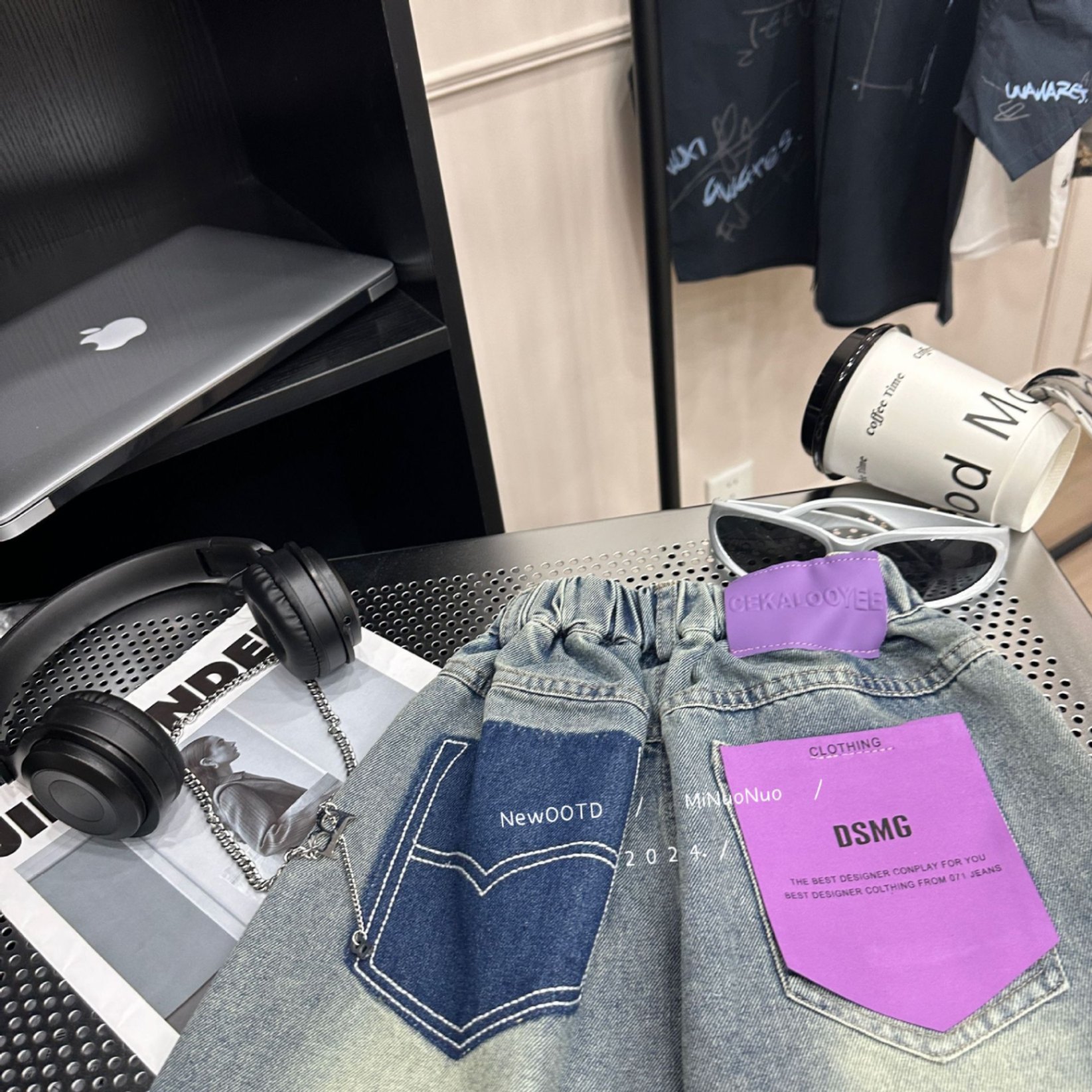 24HH35.09 - QUẦN SHORT JEAN PHỐI TÚI MINUONUO KIDS