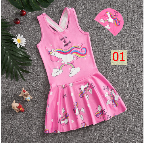 24HA35.08 - SET BỘ BƠI KÈM MŨ BÉ GÁI