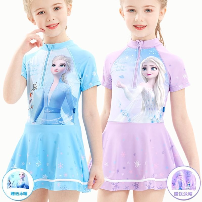 24HH35.02 - VÁY BƠI ELSA CHO BÉ GÁI