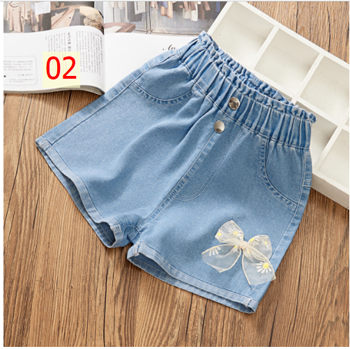 24HH35.01 - QUẦN SHORT CẠP CHUN BÉ GÁI