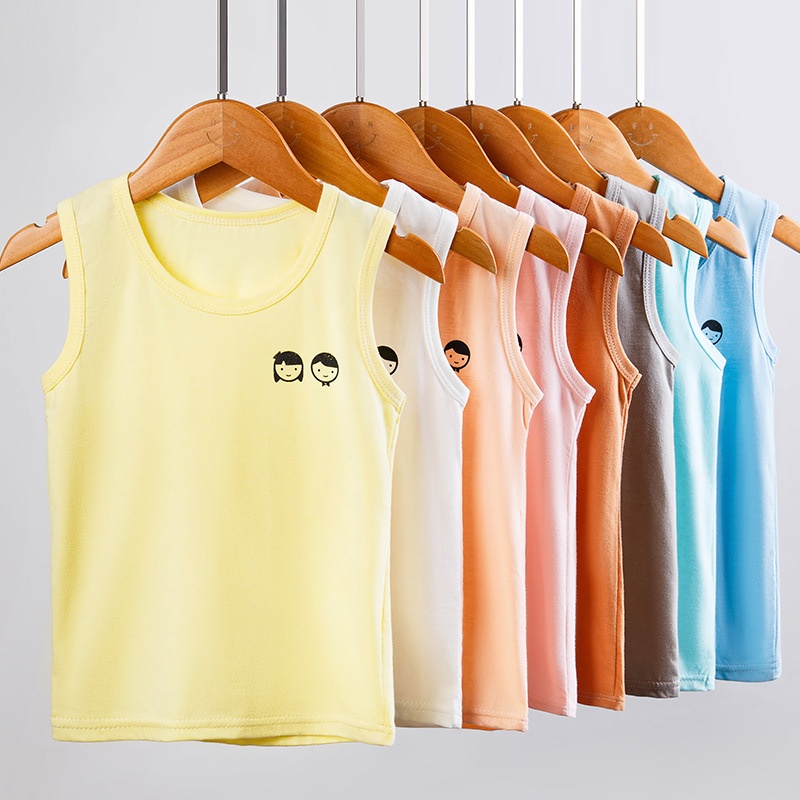 24HA55.07 - SET 2 ÁO SÁT NÁCH COTTON CHO BÉ