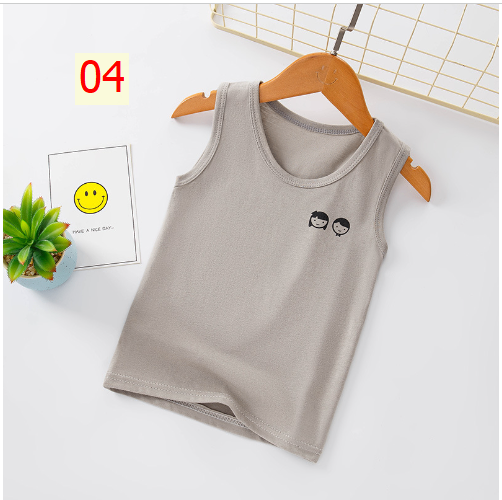 24HA55.07 - SET 2 ÁO SÁT NÁCH COTTON CHO BÉ