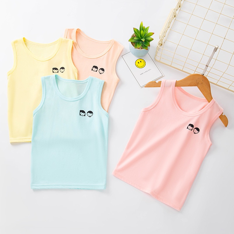 24HA55.07 - SET 2 ÁO SÁT NÁCH COTTON CHO BÉ