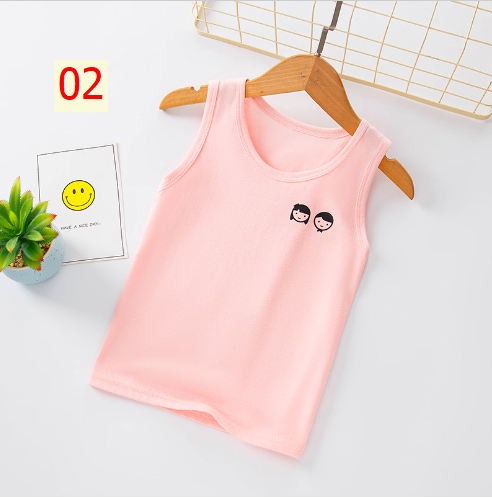 24HA55.07 - SET 2 ÁO SÁT NÁCH COTTON CHO BÉ