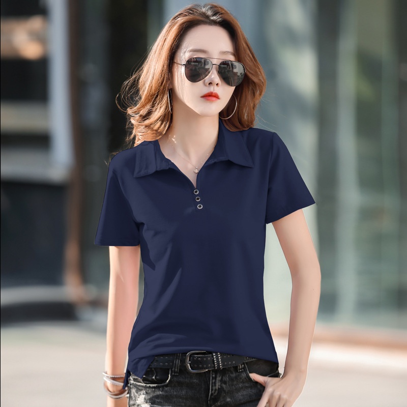 24HH55.03 - POLO CỘC TAY NỮ