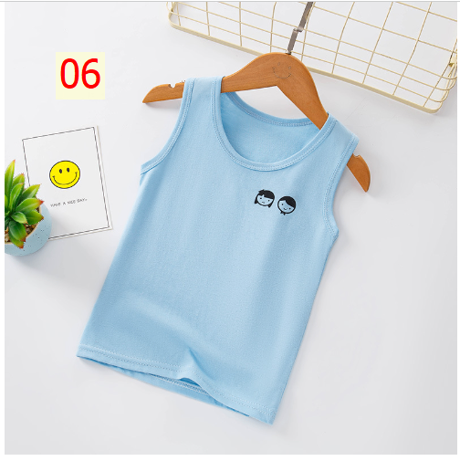24HA55.07 - SET 2 ÁO SÁT NÁCH COTTON CHO BÉ