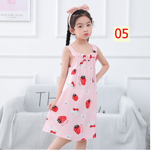 24HH65.06 - VÁY MẶC NHÀ CHO BÉ GÁI