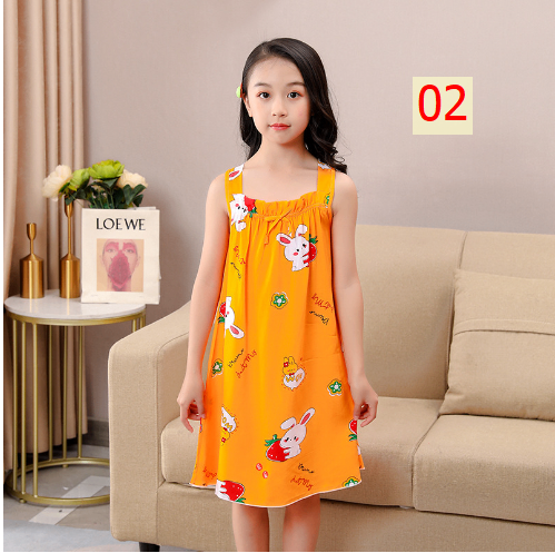24HH65.06 - VÁY MẶC NHÀ CHO BÉ GÁI