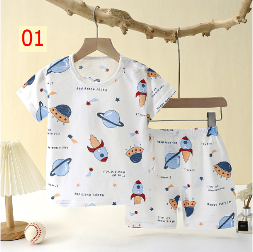 24HH65.05 - BỘ MẶC NHÀ THOÁNG KHÍ CHO BÉ