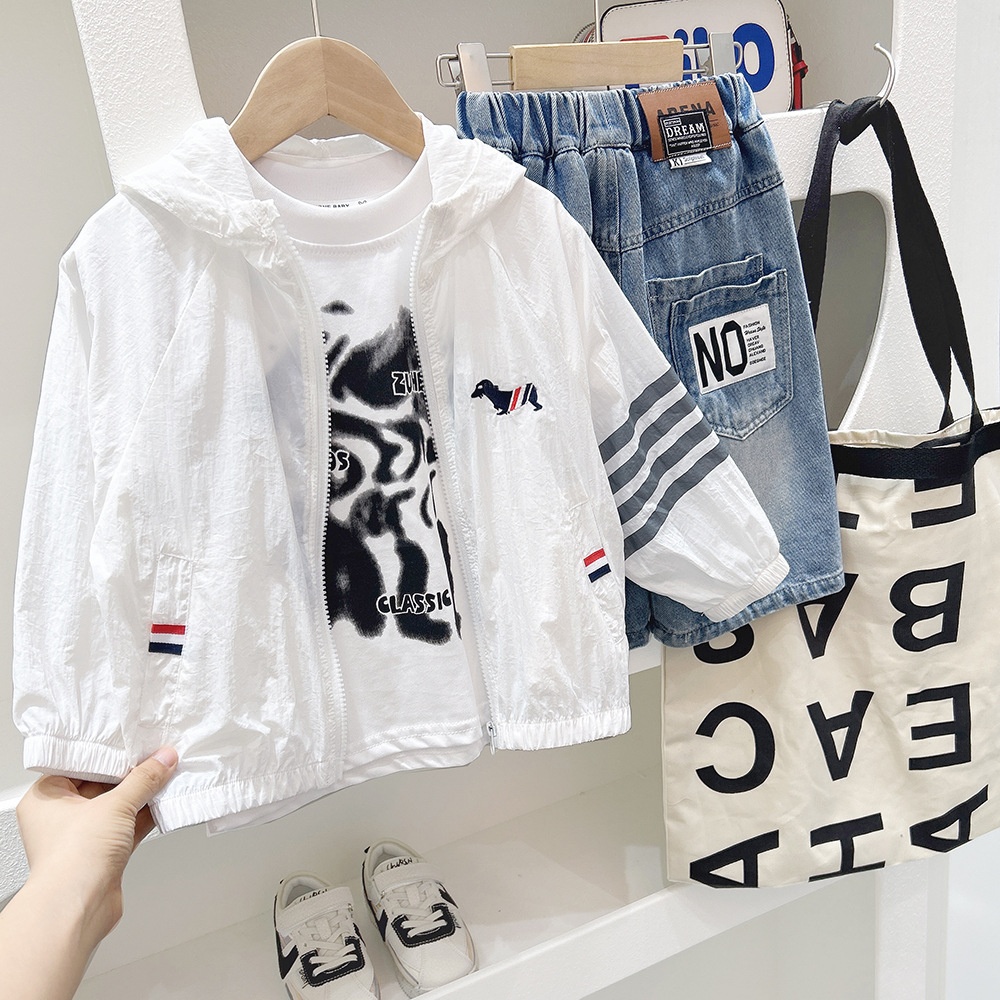 24HH65.07 - ÁO KHOÁC GIÓ MỎNG PHỐI KẺ TAY KACADY