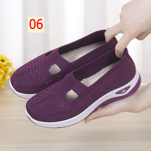 24HA65.03 - GIÀY LƯỜI TRUNG NIÊN ĐẾ MỀM THOÁNG KHÍ