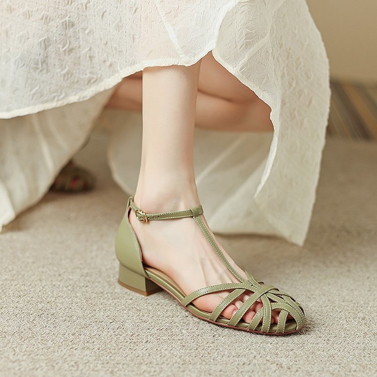 24HA75.16 - SANDAL MŨI RỌ NỮ QCCC