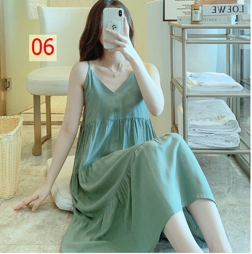 24HA85.13 - VÁY LANH LỤA 2 DÂY