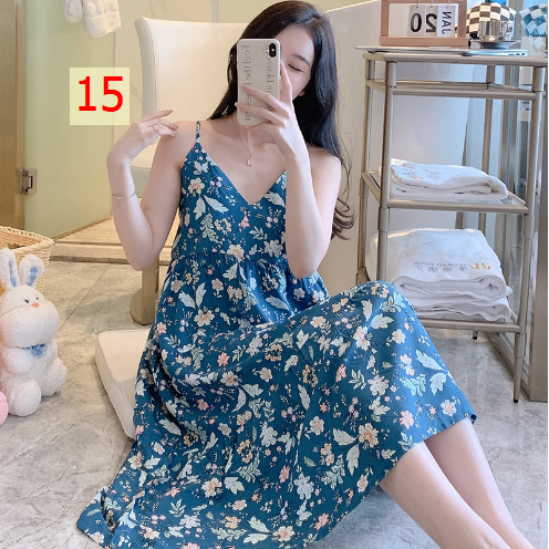 24HA85.13 - VÁY LANH LỤA 2 DÂY
