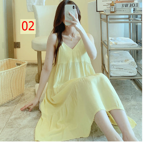 24HA85.13 - VÁY LANH LỤA 2 DÂY