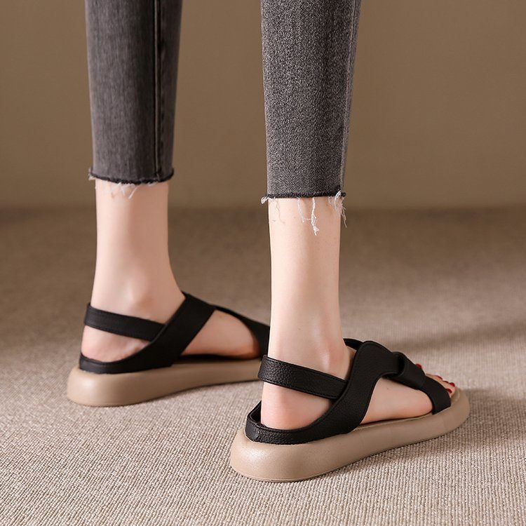 24HA85.09 - SANDAL QUAI CHÉO NỮ