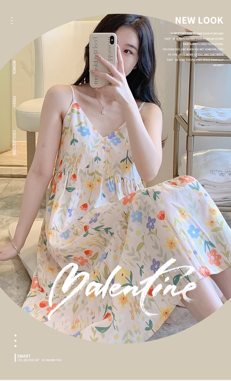 24HA85.13 - VÁY LANH LỤA 2 DÂY