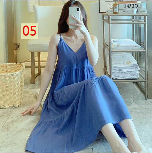 24HA85.13 - VÁY LANH LỤA 2 DÂY