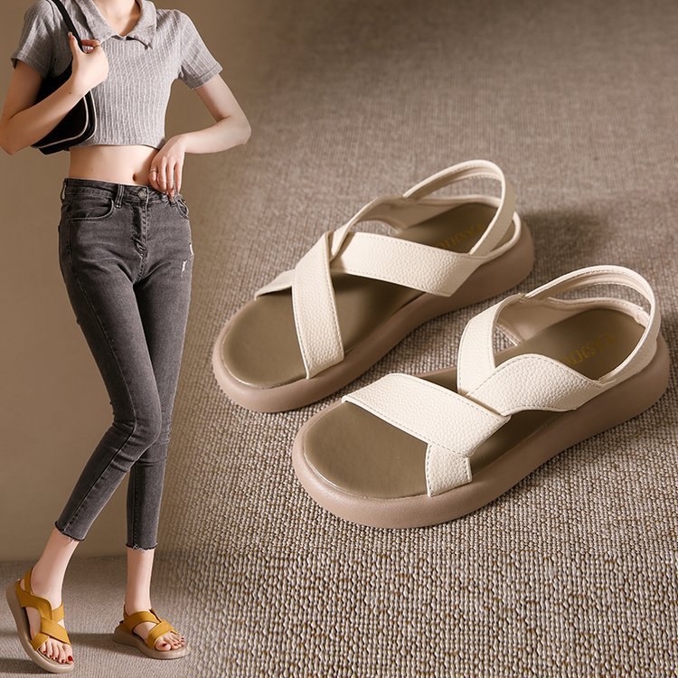24HA85.09 - SANDAL QUAI CHÉO NỮ