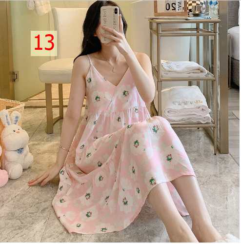 24HA85.13 - VÁY LANH LỤA 2 DÂY