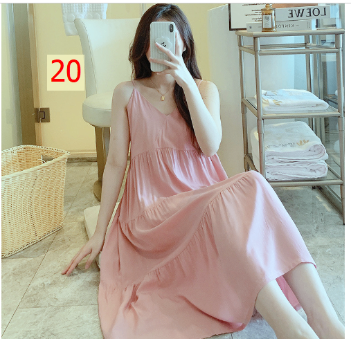 24HA85.13 - VÁY LANH LỤA 2 DÂY