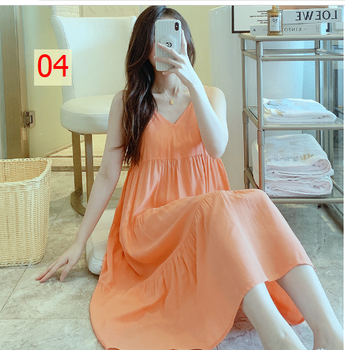 24HA85.13 - VÁY LANH LỤA 2 DÂY