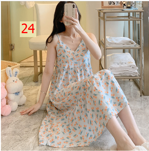 24HA85.13 - VÁY LANH LỤA 2 DÂY
