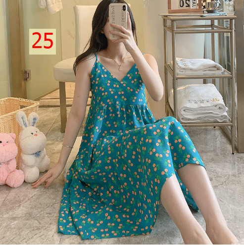 24HA85.13 - VÁY LANH LỤA 2 DÂY