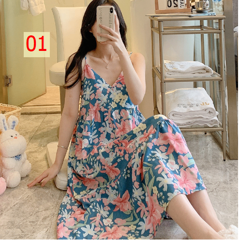 24HA85.13 - VÁY LANH LỤA 2 DÂY