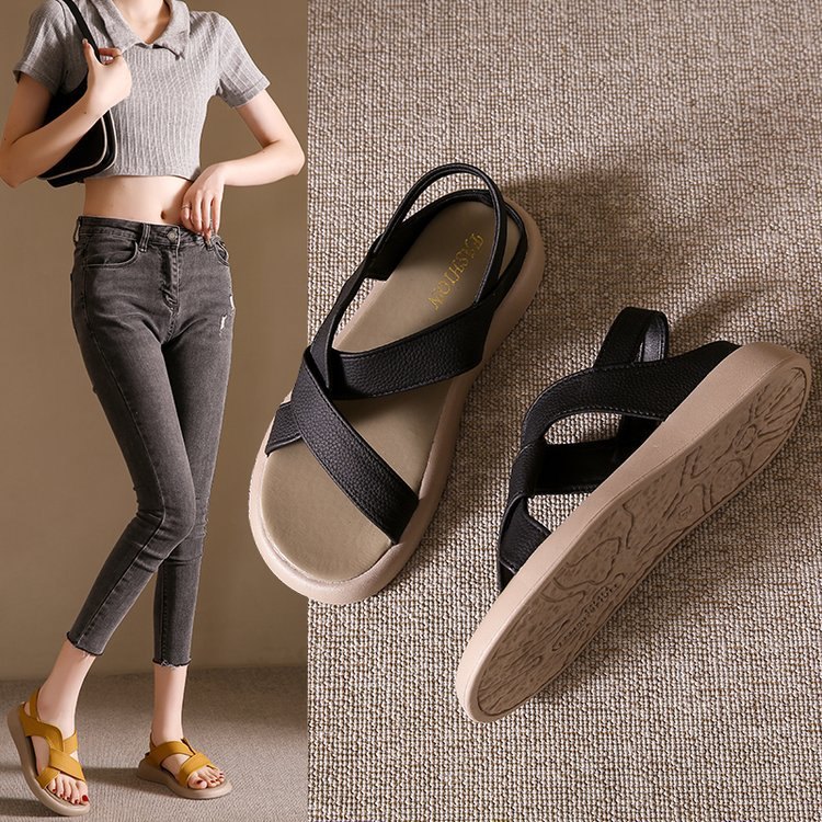 24HA85.09 - SANDAL QUAI CHÉO NỮ