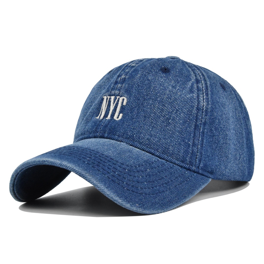 24HA95.05 - MŨ LƯỠI TRAI DENIM NYC