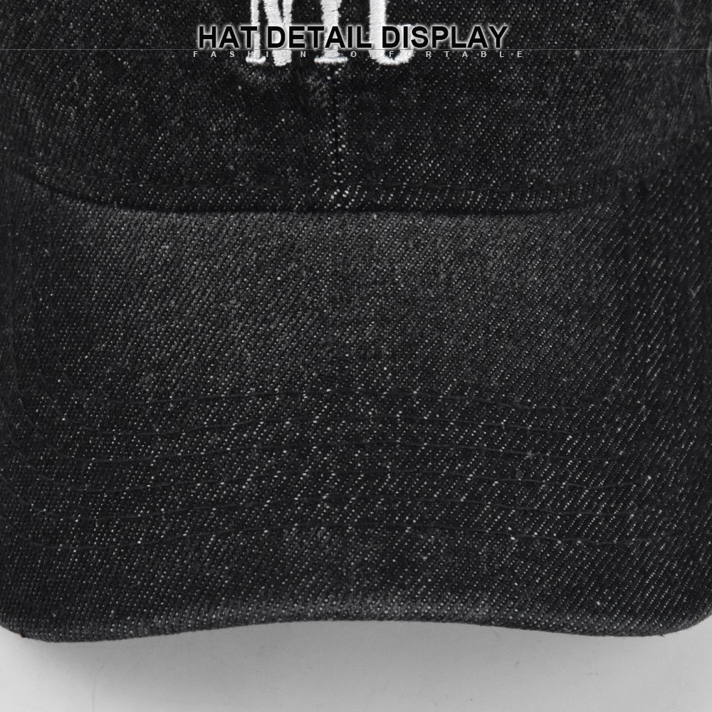 24HA95.05 - MŨ LƯỠI TRAI DENIM NYC