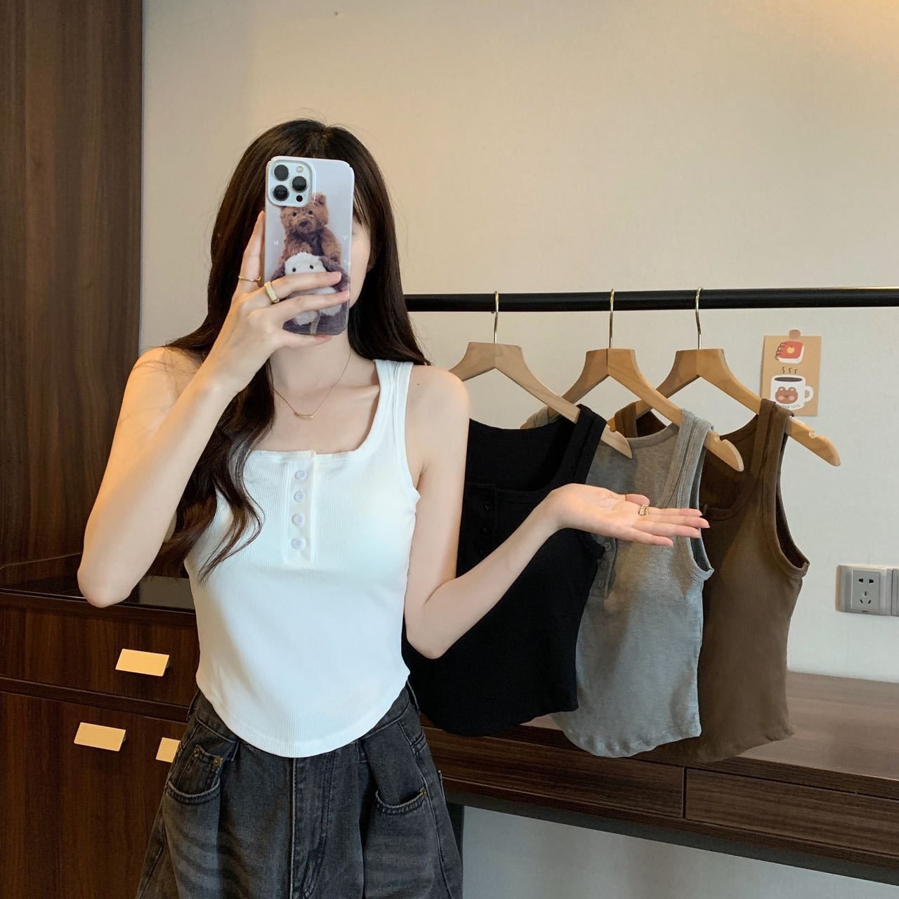 24HH115.03 - ÁO CROPTOP KÈM ĐỆM NGỰC