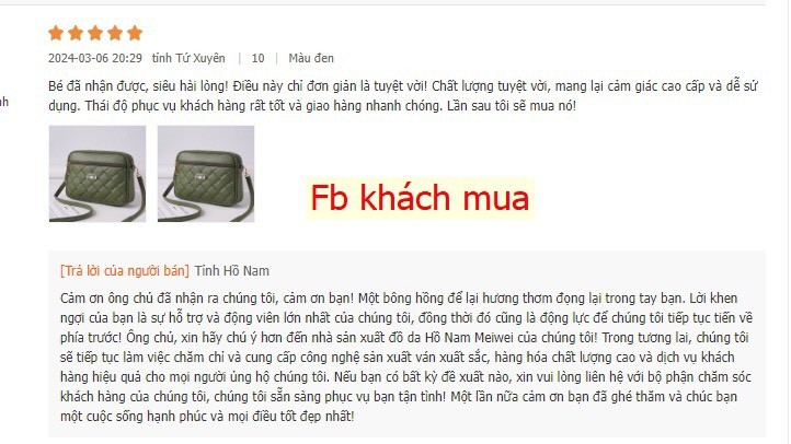 24HA115.13 - TÚI VUÔNG ĐEO VAI NỮ