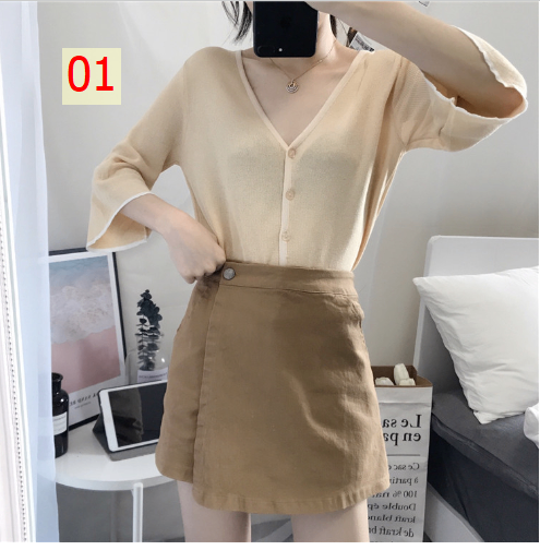 24HA125.22 - QUẦN GIẢ VÁY NỮ
