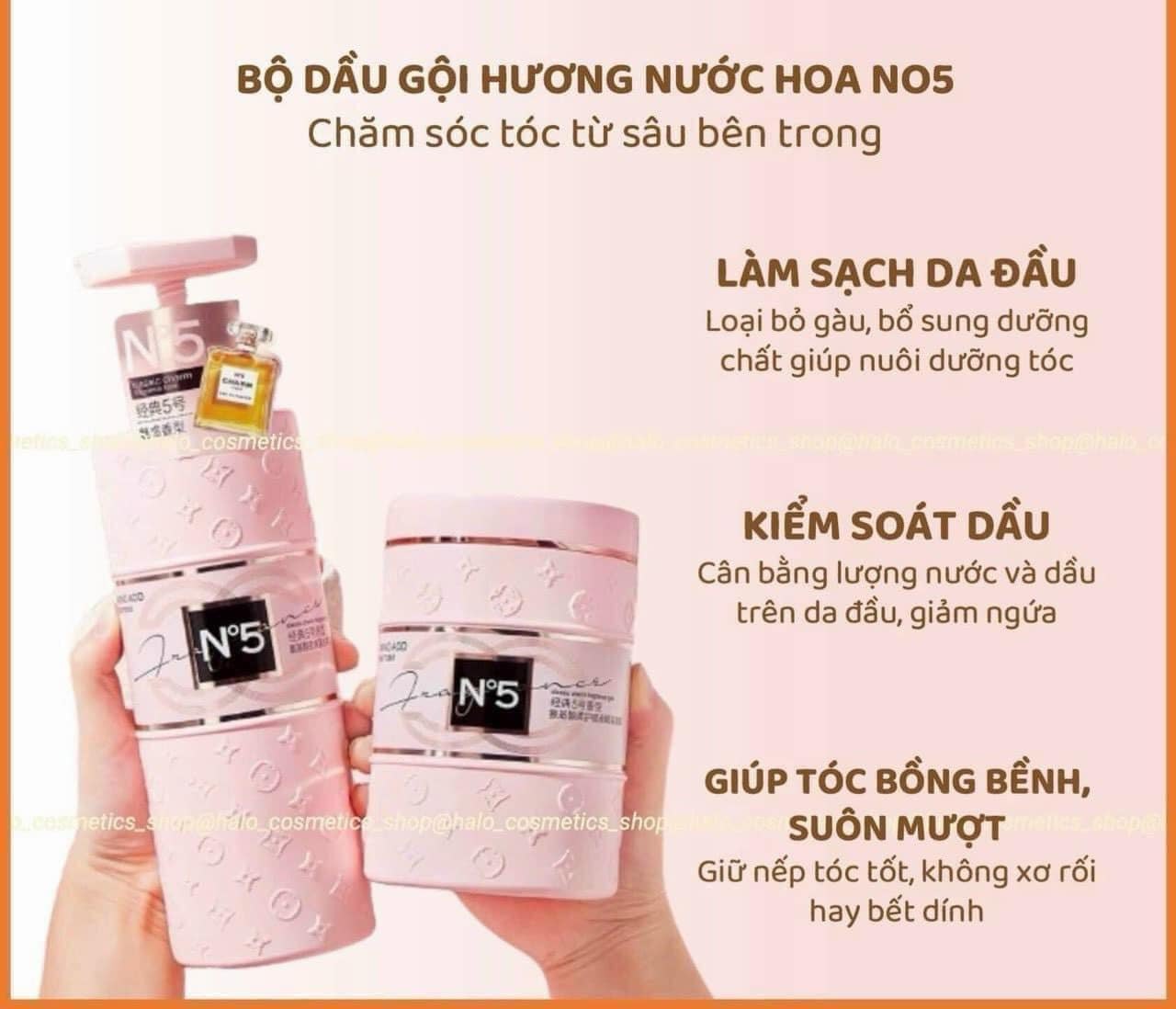 24HA145.23 - BỘ GỘI XẢ HƯƠNG NƯỚC HOA N05