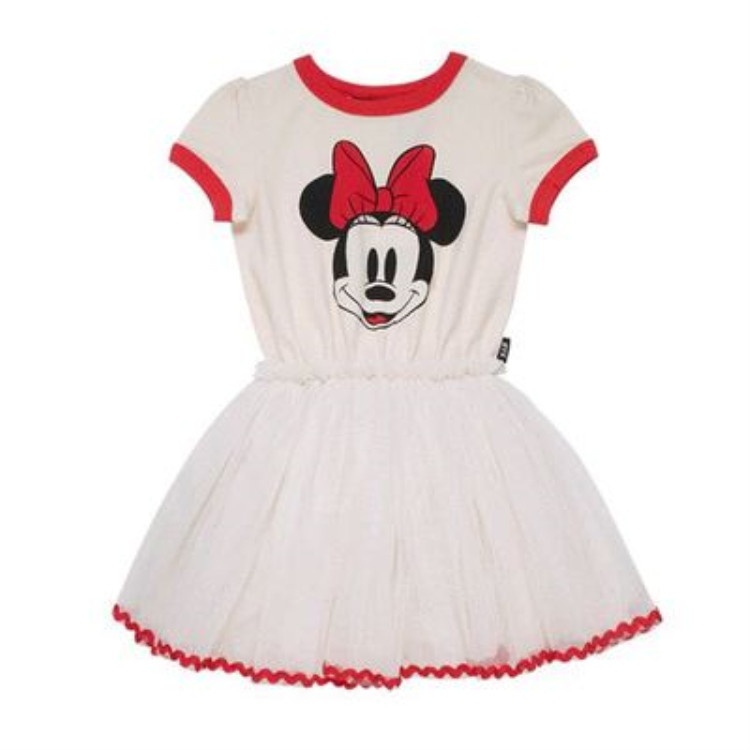 24HA145.22 - VÁY XÒE MICKEY BÉ GÁI