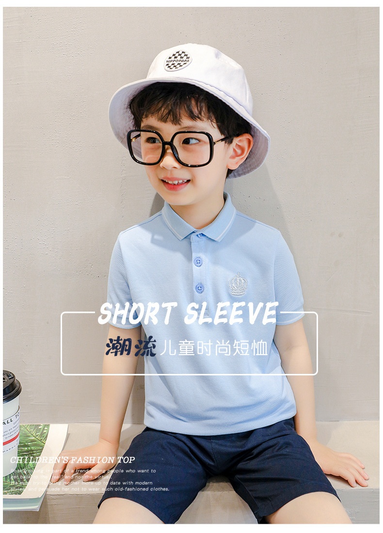 24HA155.01 - ÁO POLO SIZE ĐẠI CHO BÉ